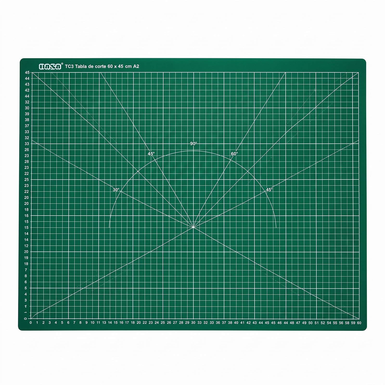 Tabla de corte Dasa A2 verde 60x45cm